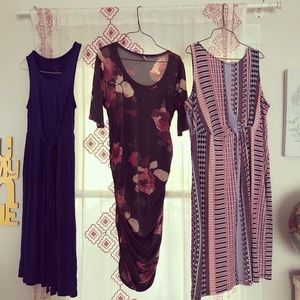 3 Maternity dresses